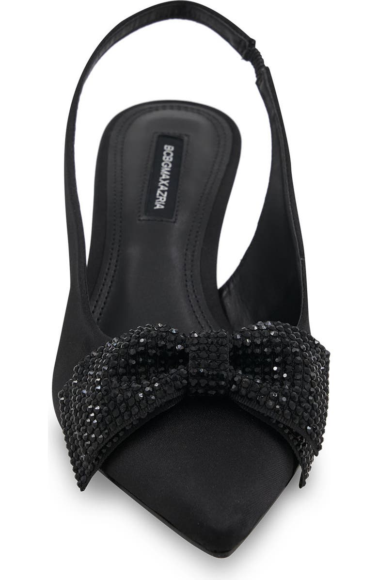 BCBGMAXAZRIA Archie Pointed Toe Slingback Pump, Alternate, color, Black