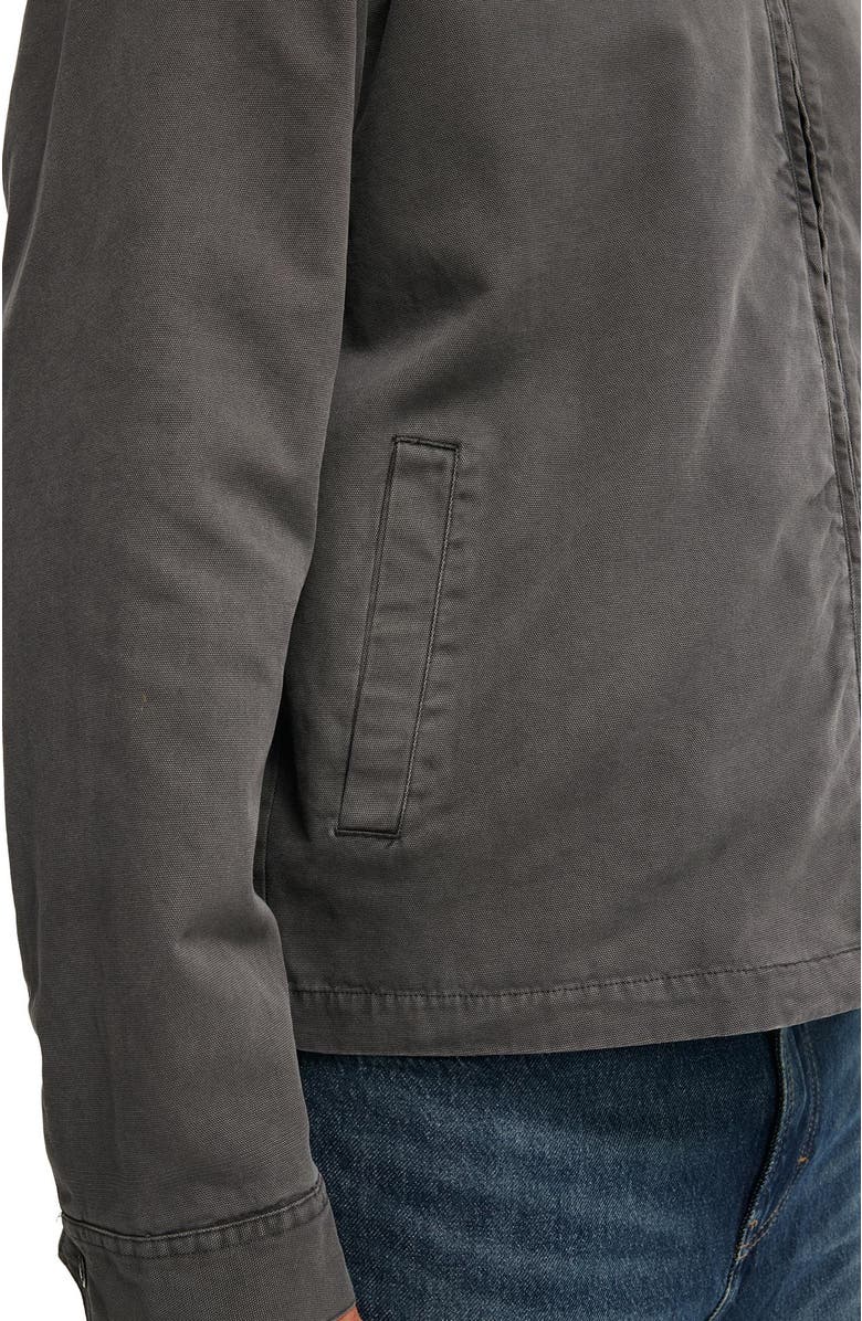 Cotton On Men's Cropped Harrington Jacket, Alternate, color, Washed Charcoal