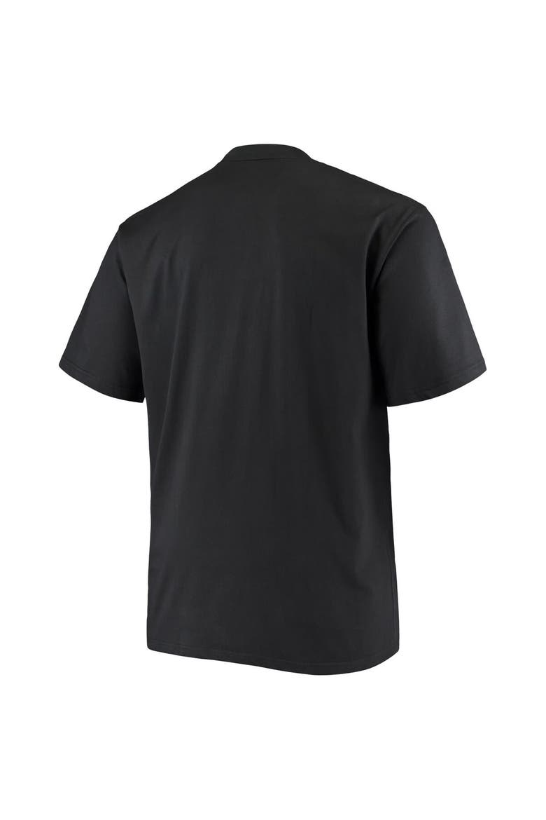 Men's Fanatics Branded Black Atlanta Falcons Big & Tall Color Pop T-Shirt, Alternate, color, Black