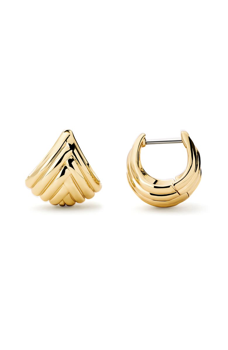 Ana Luisa Huggie Earrings - Haven, Main, color, Gold