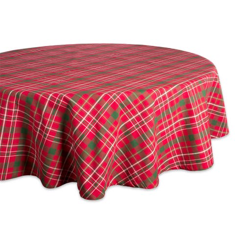 Tartan Holly Plaid Tablecloth