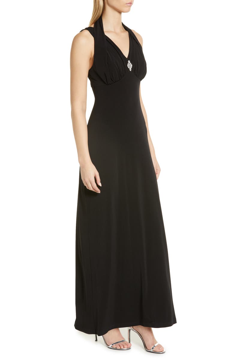 Connected Apparel Double Strap Gown, Alternate, color,