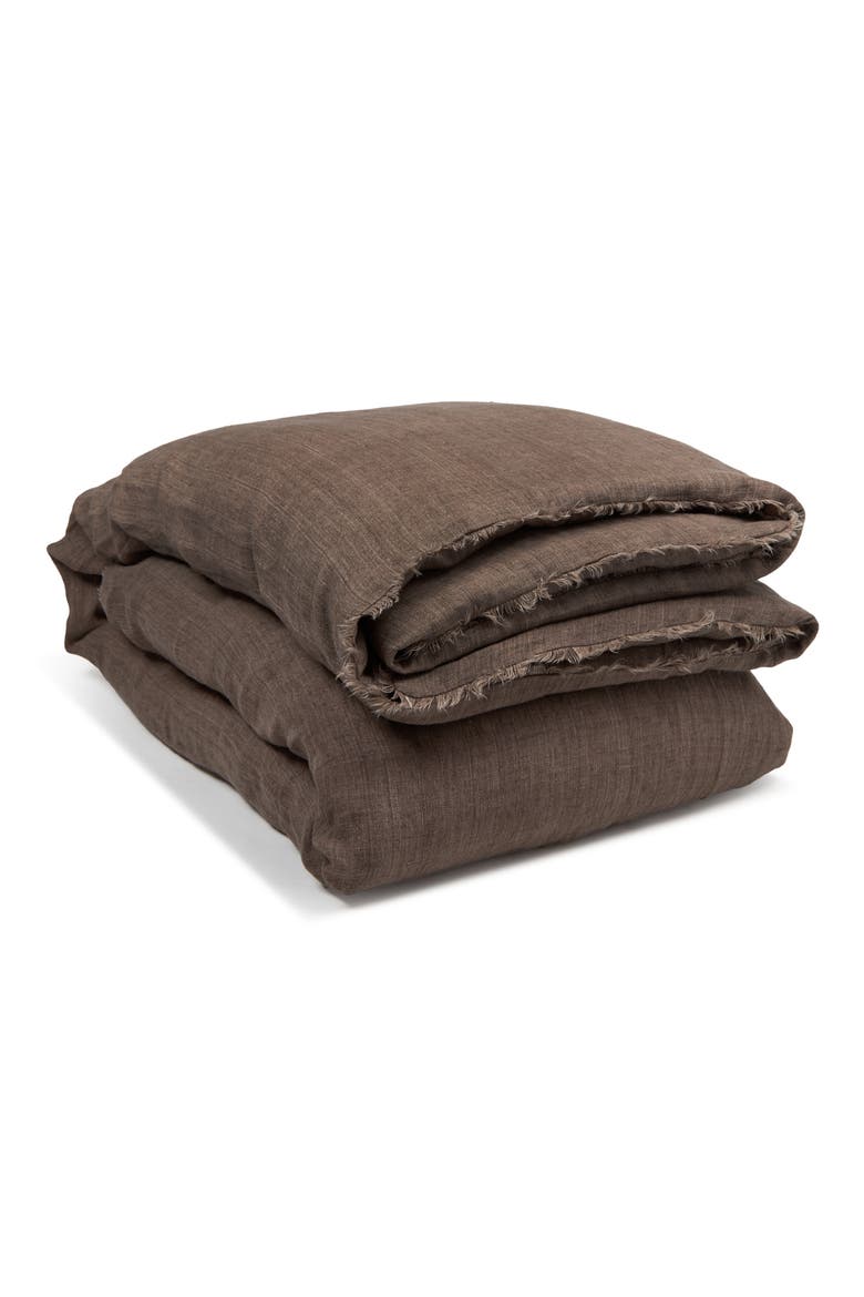 Hunter Duvet Cover, Main, color, WALNUT