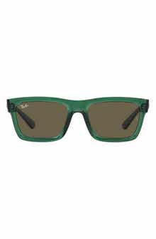 Ray-Ban Warren 57mm Rectangular Sunglasses