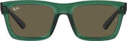 Ray-Ban Warren 57mm Rectangular Sunglasses