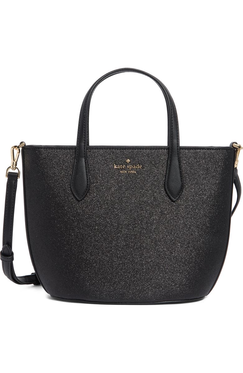 Kate Spade New York glimmer leather satchel, Main, color,