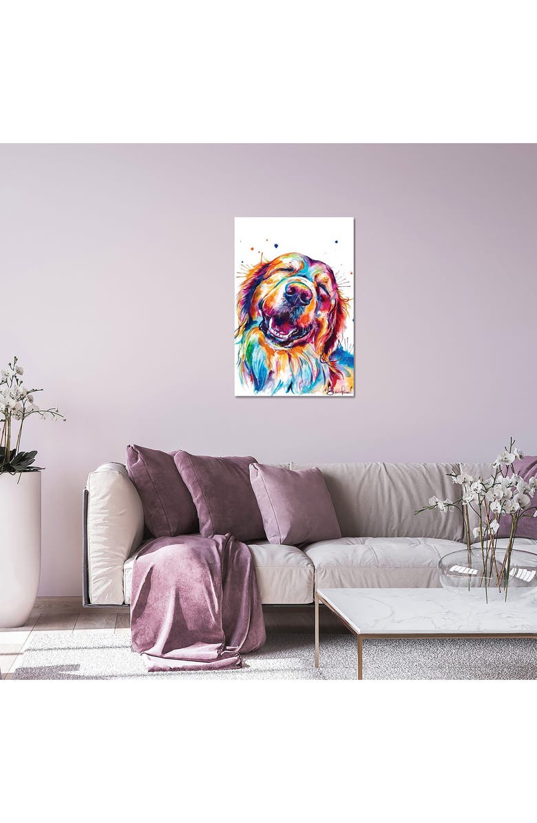 iCanvas Golden Smile by Weekday Best Canvas Print, Alternate, color, Multi