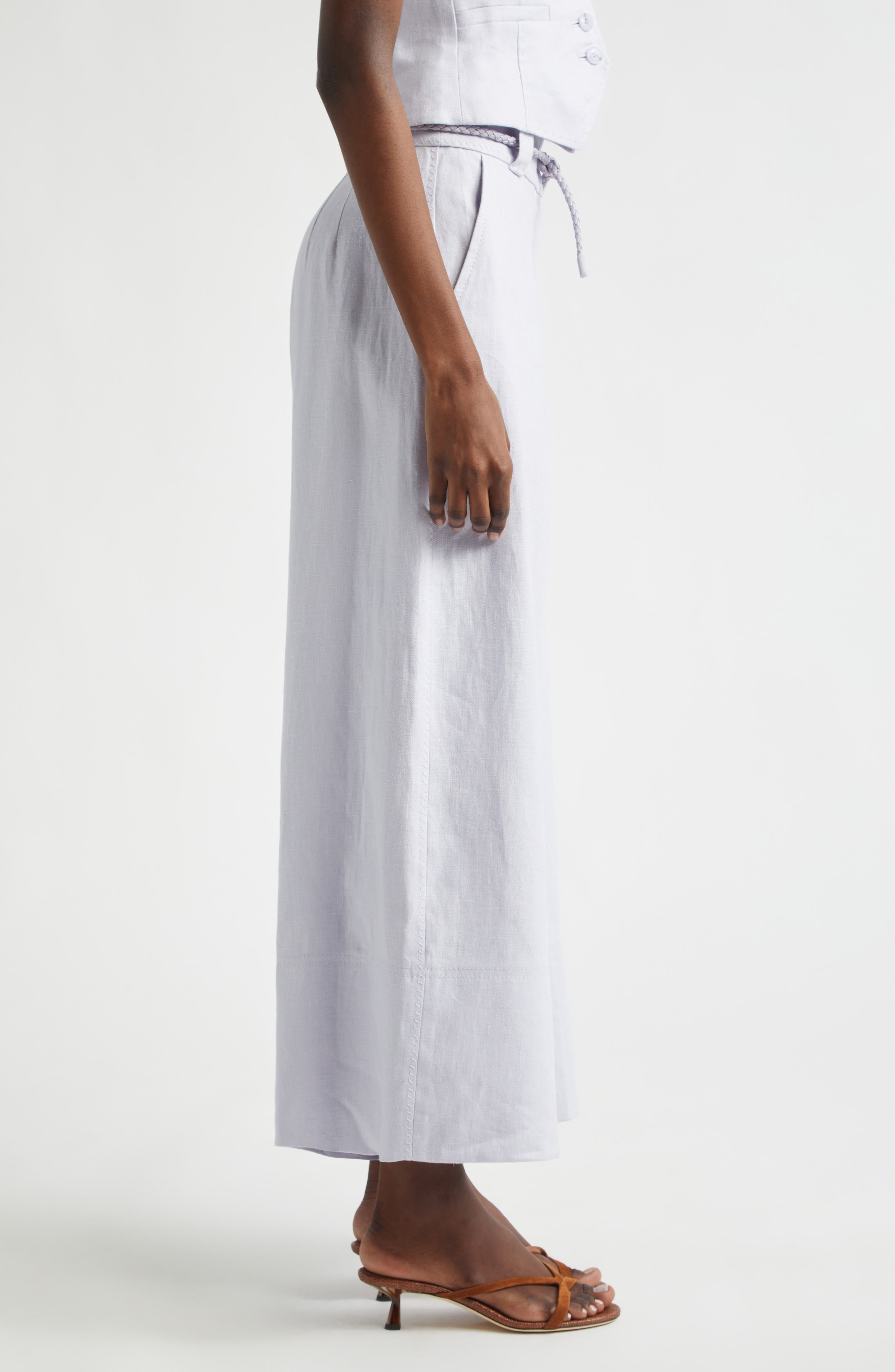 Zimmermann Kindred Spirit Luna Linen Culottes (Women) | Nordstrom