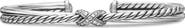 David Yurman Petite X Center Station Bracelet with Pavé Diamonds