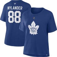 FANATICS Women's Fanatics William Nylander Blue Toronto Maple Leafs Authentic Stack Name & Number T-Shirt