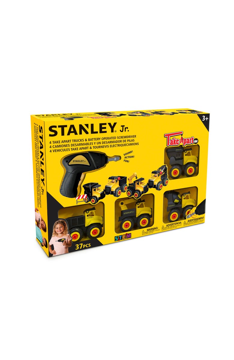 Stanley Jr TAP DOT SET including 4 mini trucks, Main, color, Multi Color