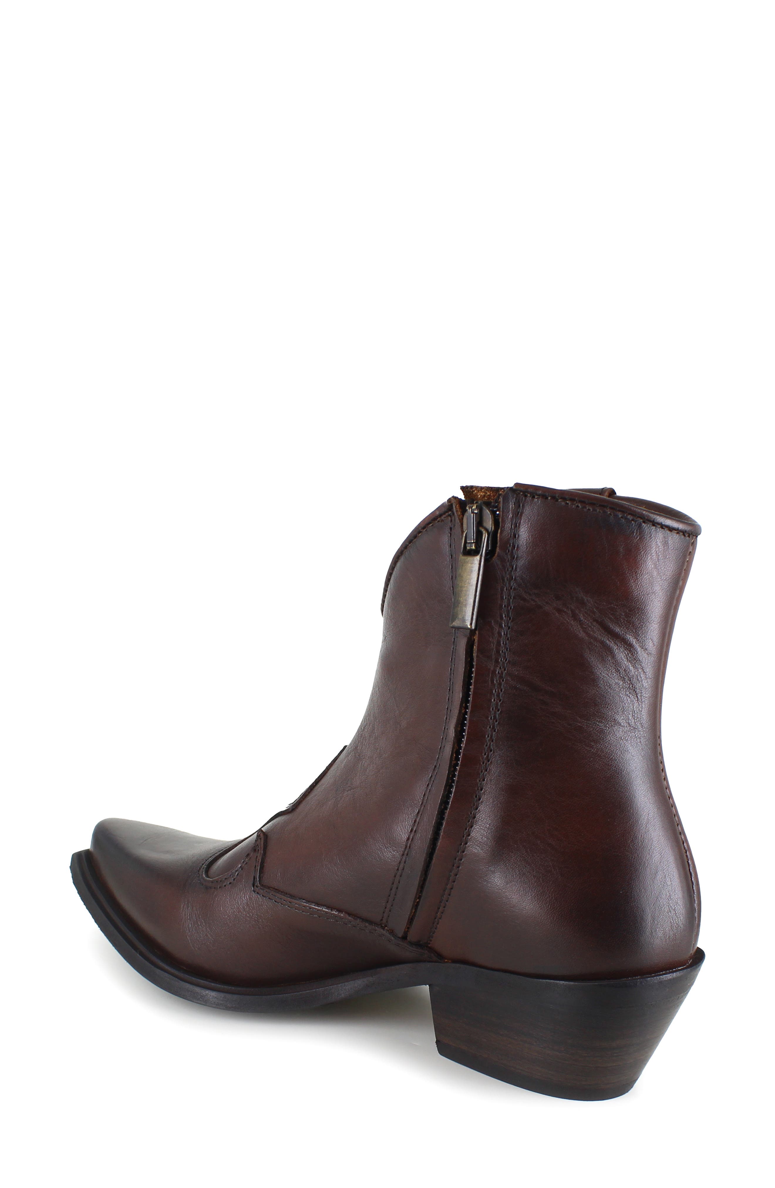 ZIGI Imma Ankle Western Boot, Alternate, color, Tan Leather
