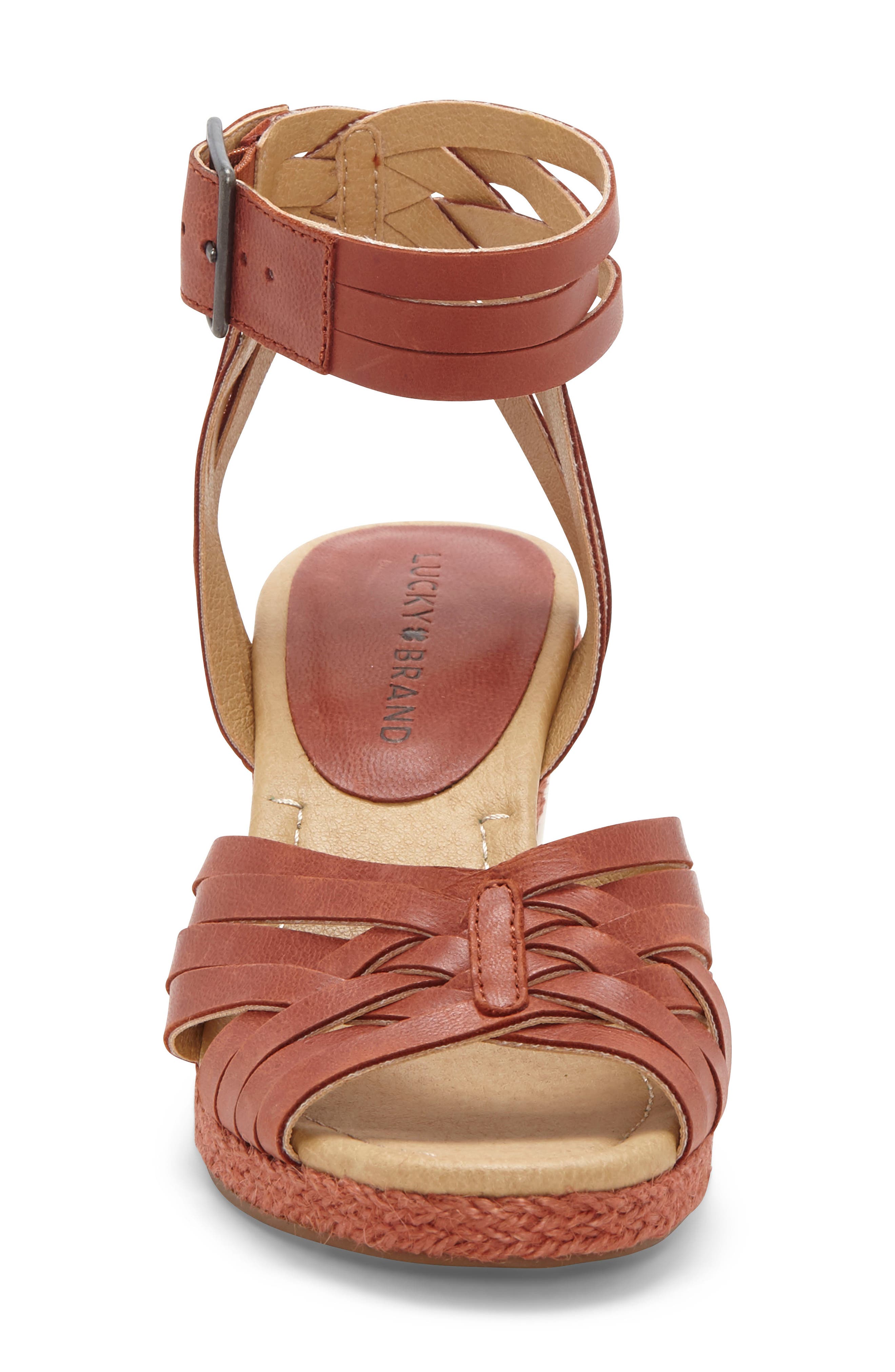 Lucky Brand Noxa Ankle Strap Sandal, Alternate, color, 