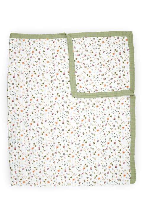 Kids' Cotton Muslin Quilted Throw