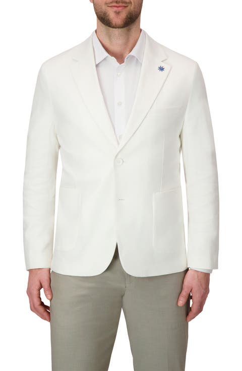 Linen Blend Stretch Sport Coat