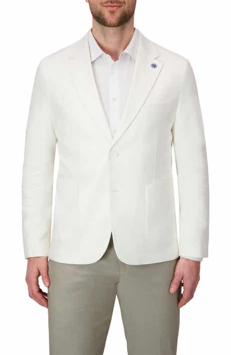 Report Collection Linen Blend Stretch Sport Coat