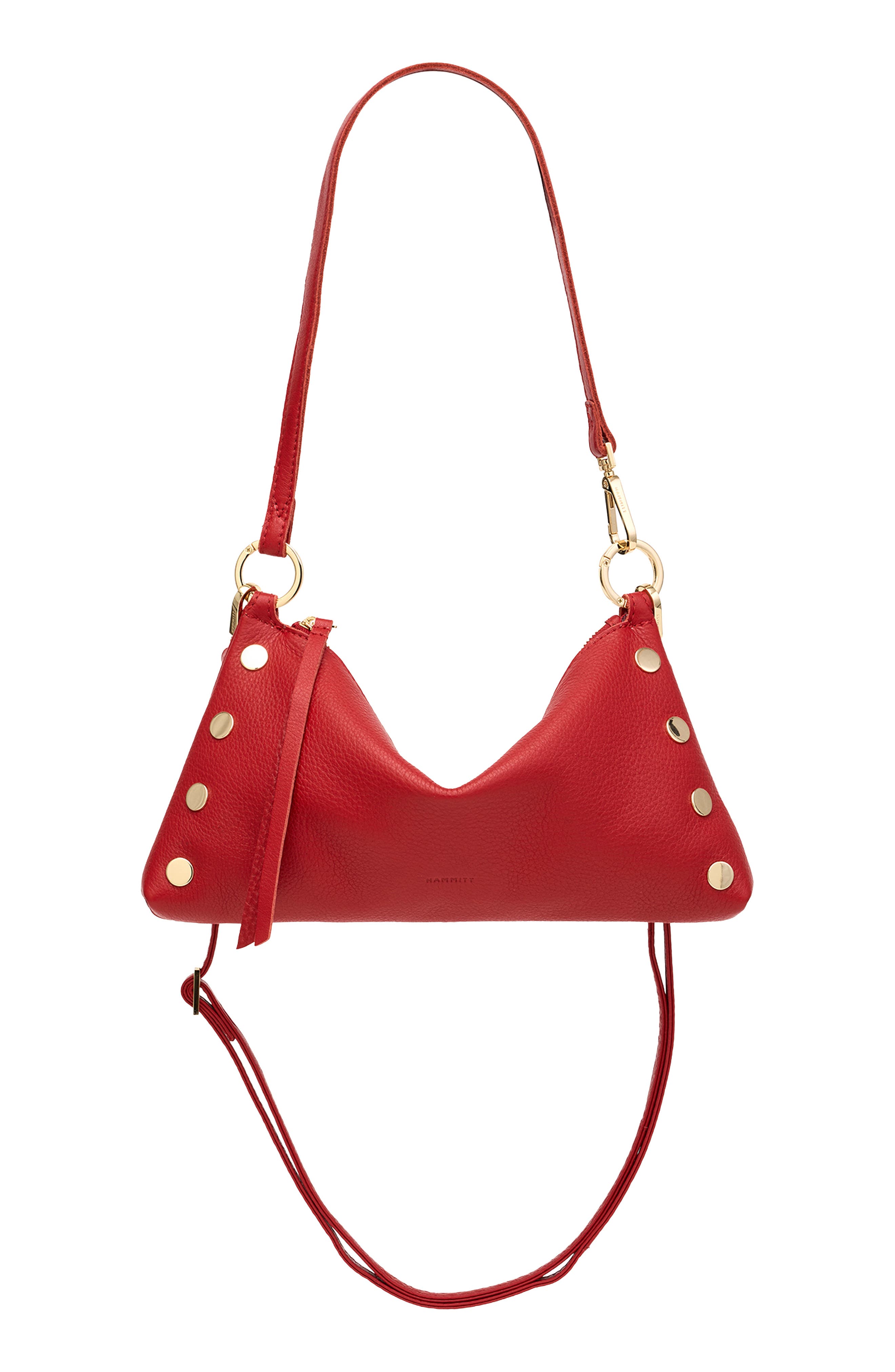 Kyle Shoulder Bag, Alternate, color, CHILI RED/GOLD