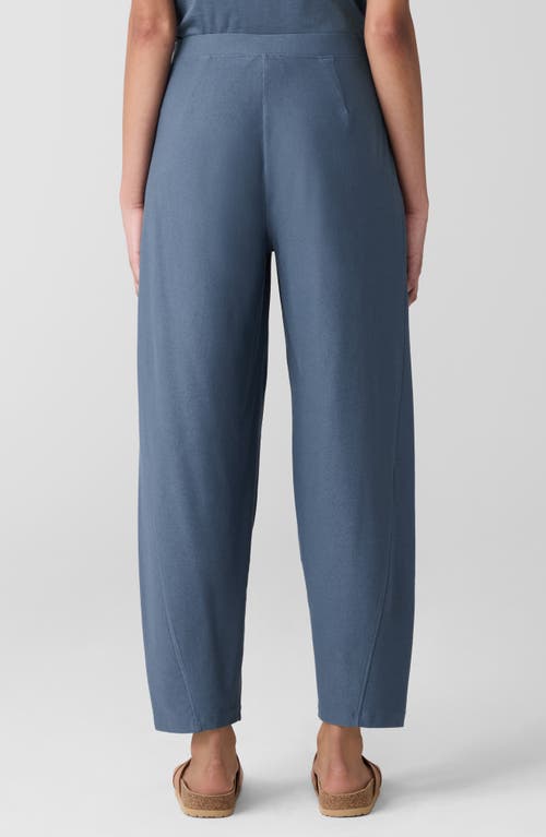 Eileen Fisher Ankle Length Knit Lantern Pants In Eclipse