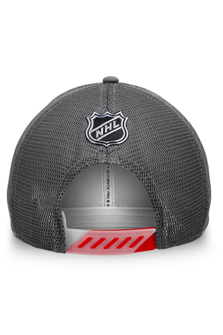 Men's Fanatics Branded Charcoal Washington Capitals Authentic Pro Home Ice Trucker Adjustable Hat, Alternate, color, Charcoal