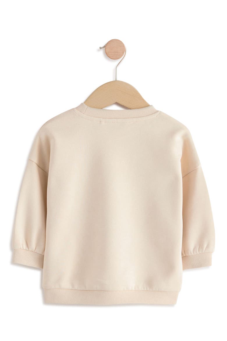 Kids' Halloween Pumpkin Graphic Sweatshirt, Alternate, color, NEUTRAL