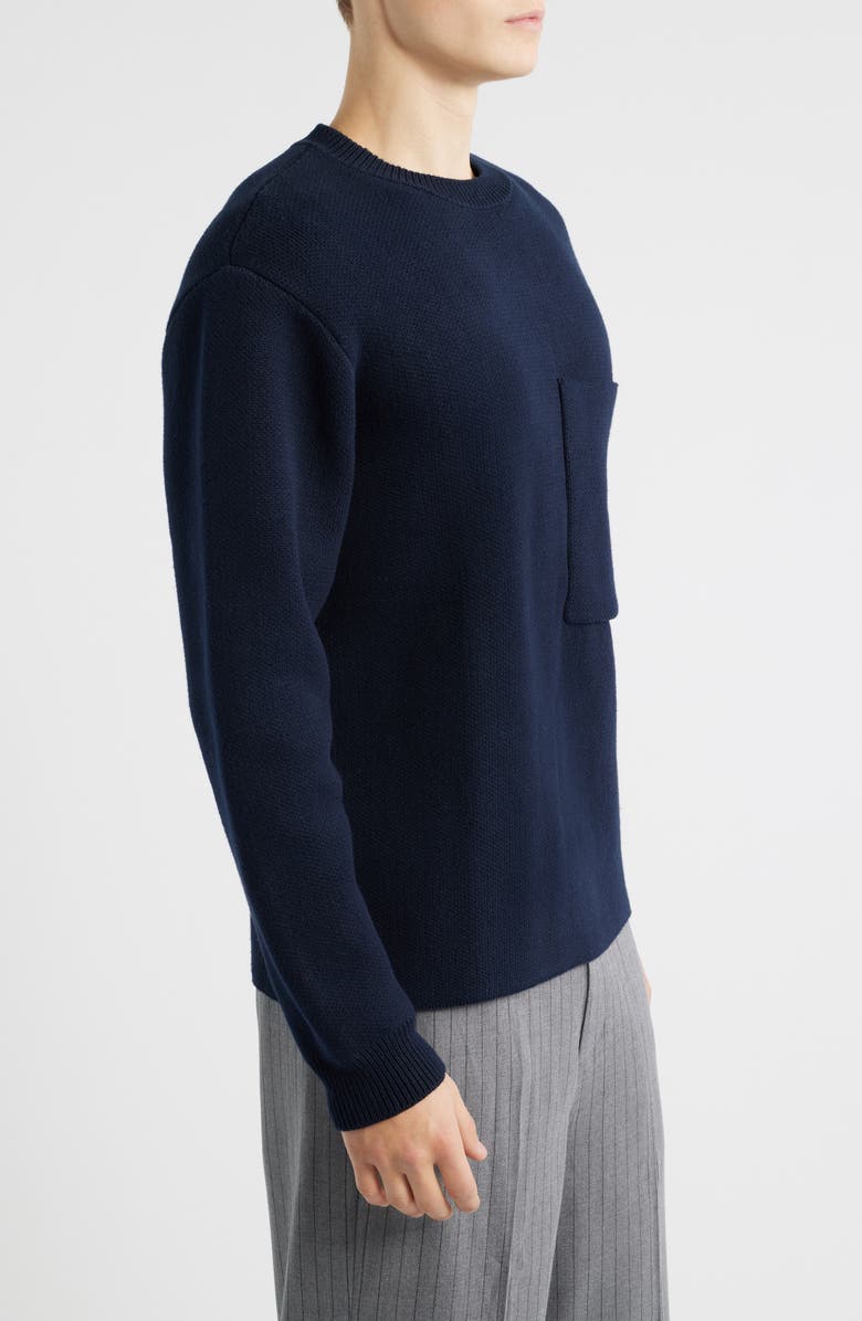 KROST Oversize Cotton Blend Sweater, Alternate, color, Dark Navy
