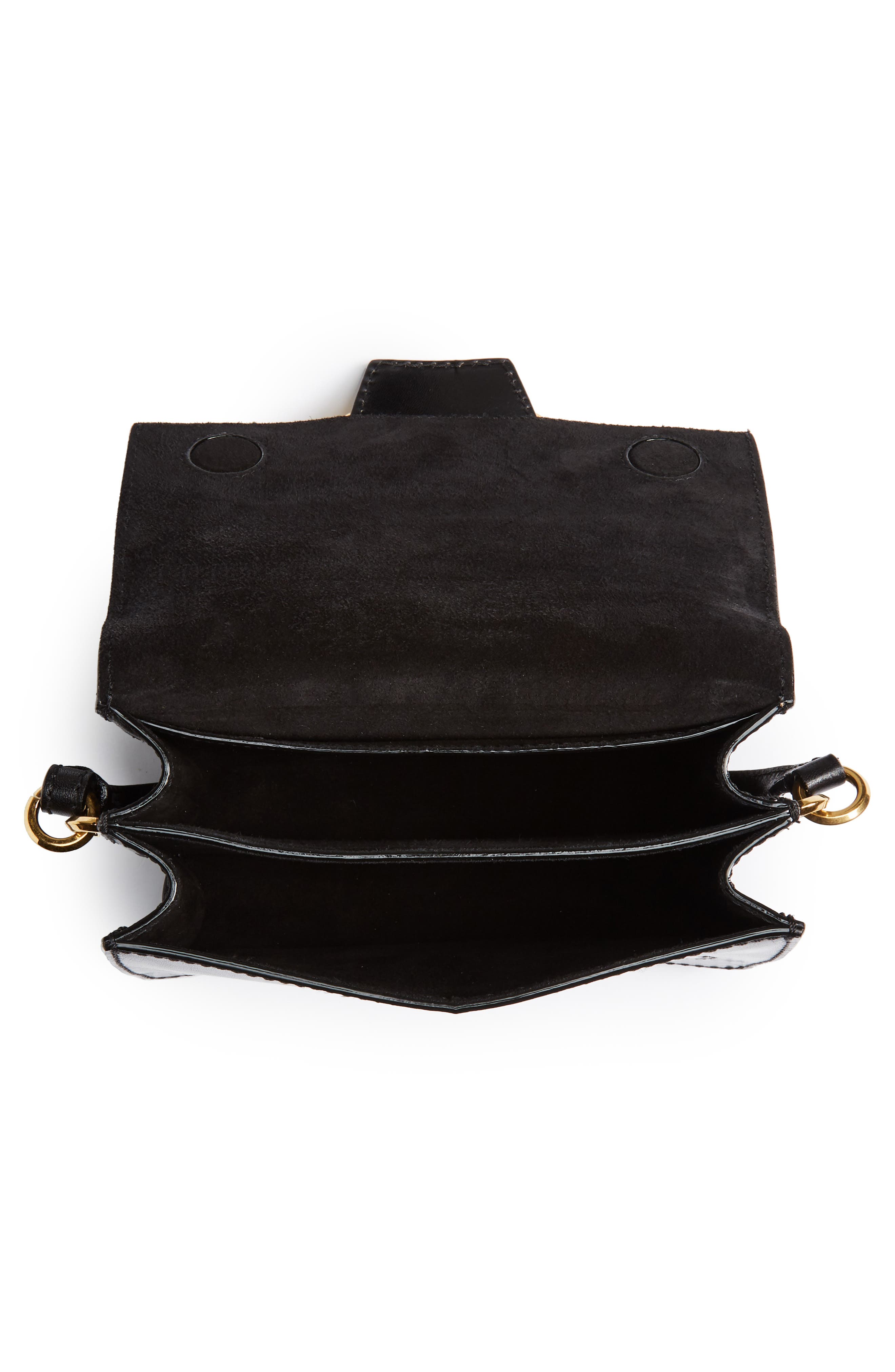 Jimmy Choo Madeline Goatskin Leather Shoulder Bag, Alternate, color, 