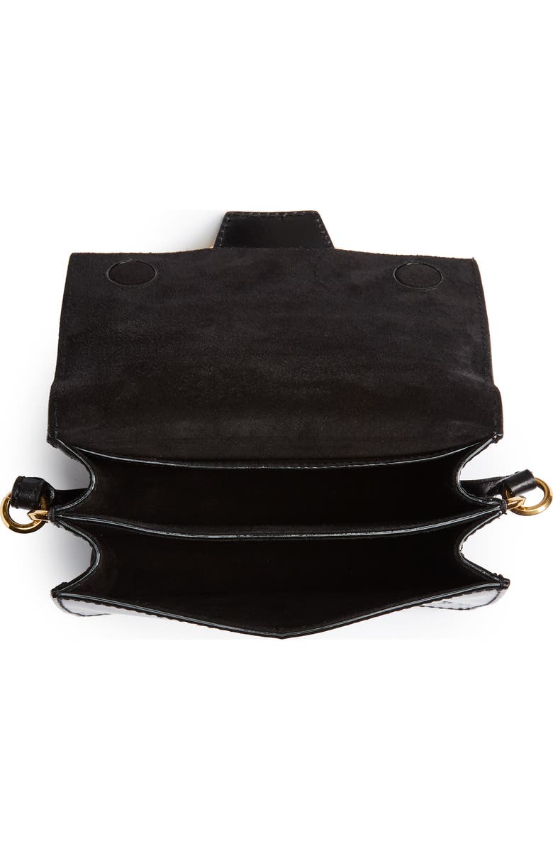 Jimmy Choo Madeline Goatskin Leather Shoulder Bag, Alternate, color,