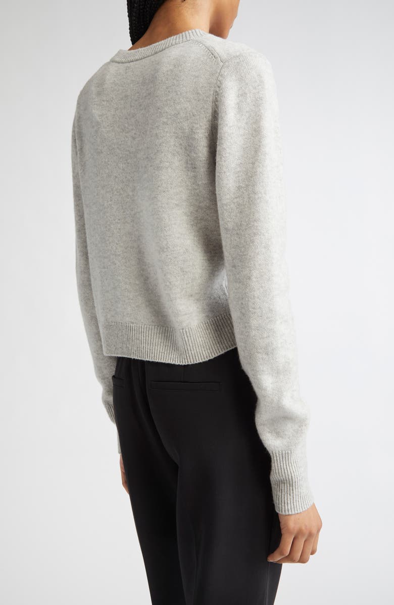 Vince Wool & Cashmere Cardigan, Alternate, color, Med Heather Grey