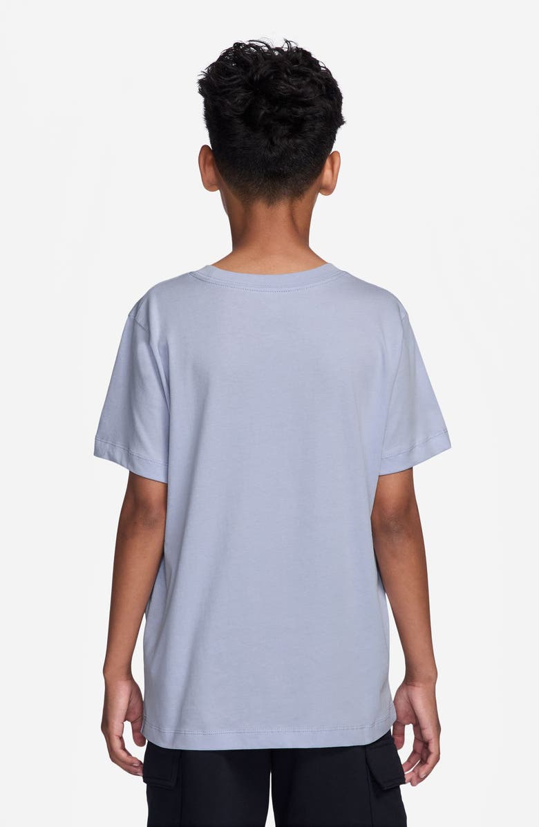 Nike Kids' Sportswear Futura Embroidered T-Shirt, Alternate, color, Ghost