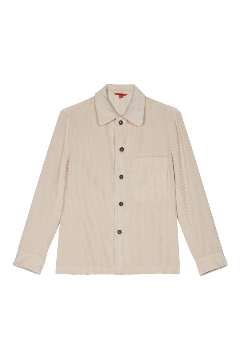 Cedrone Demi Cristal Cotton Corduroy Button-Up Overshirt, Alternate, color, CRISTAL