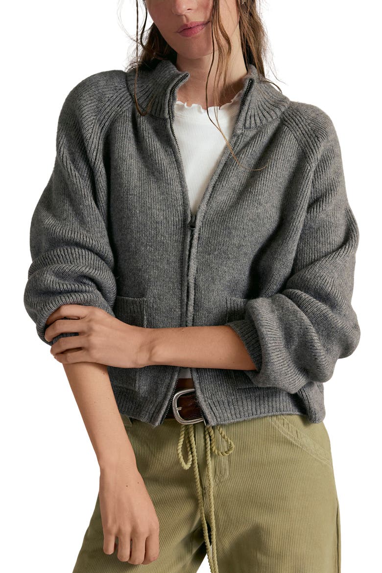 We The Free On It Full Zip Sweatshirt, Main, color, COOL GREY