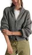 Free People WTF On It Full Zip Sweatshirt