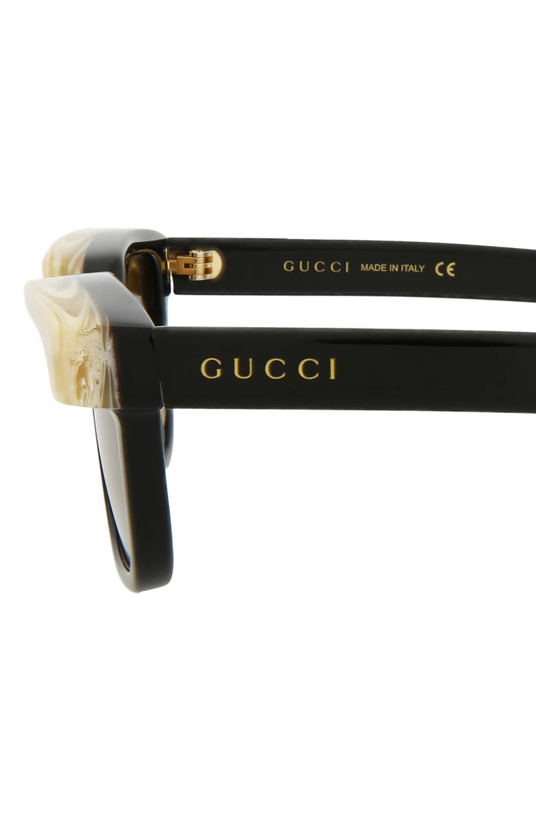 Gucci 54mm Square Sunglasses, Alternate, color,