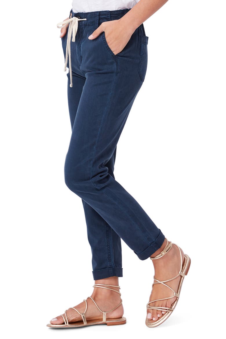 Christy Drawstring Waist Pants, Alternate, color, FRENCHWATR