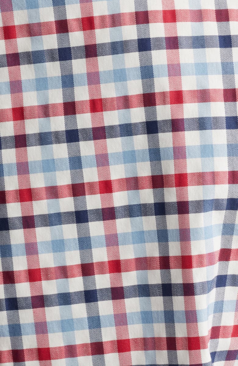 vineyard vines Regular Fit On-The-Go brrrº Gingham Button-Down Shirt, Alternate, color, 