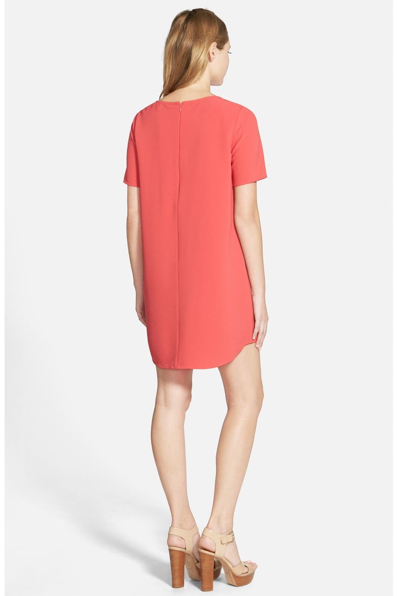 'Magnolia' Shift Dress, Alternate, color, POPPY