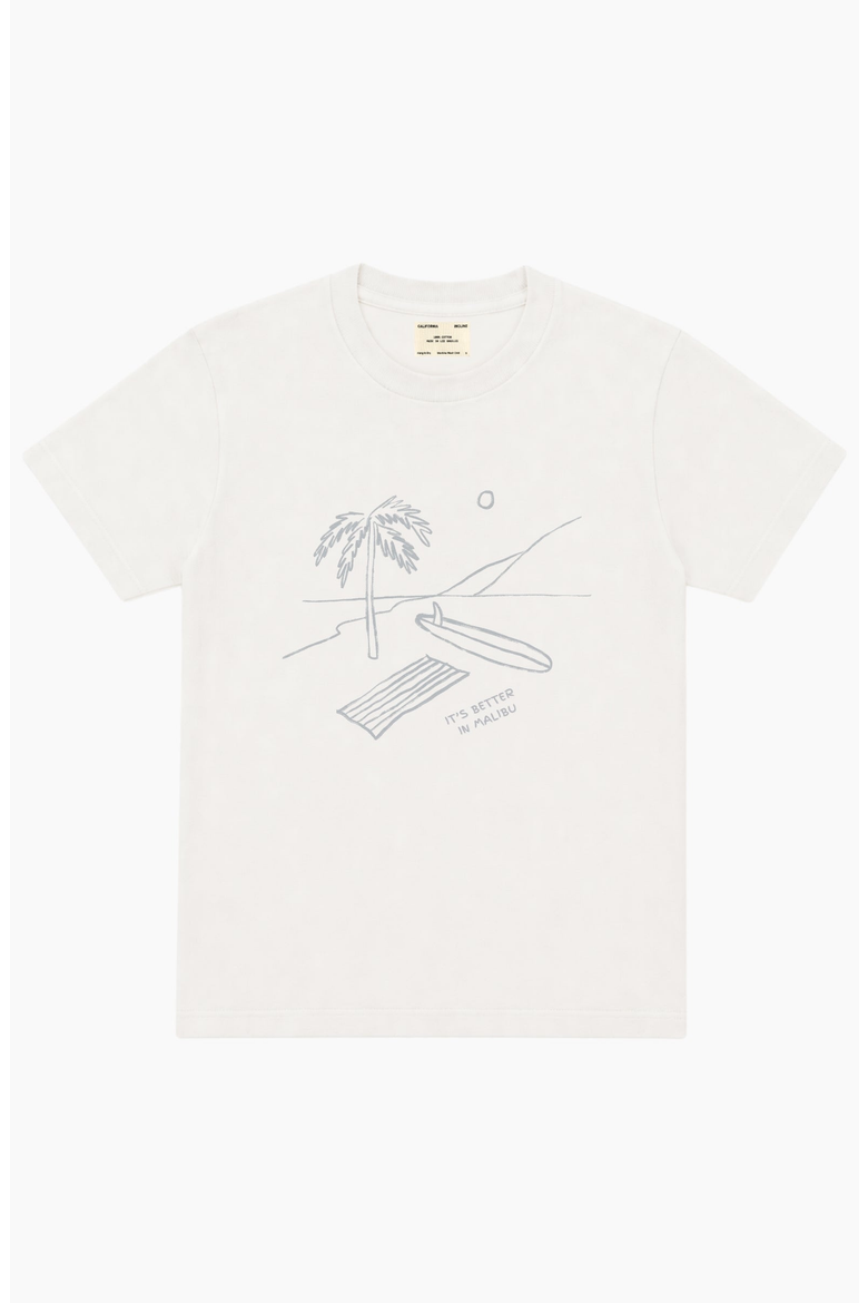 It's Better In Malibu Tee, Main, color, Salt