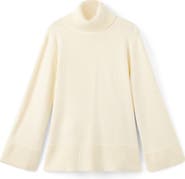 MANGO Ribbed Trim Turtleneck Sweater