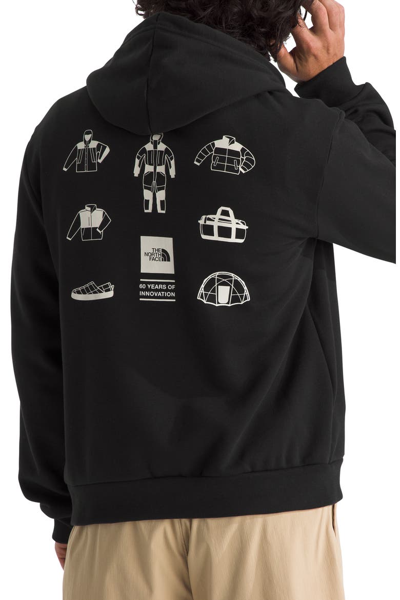 Mountain Mirage Cotton Blend Hoodie, Alternate, color, TNF BLACK