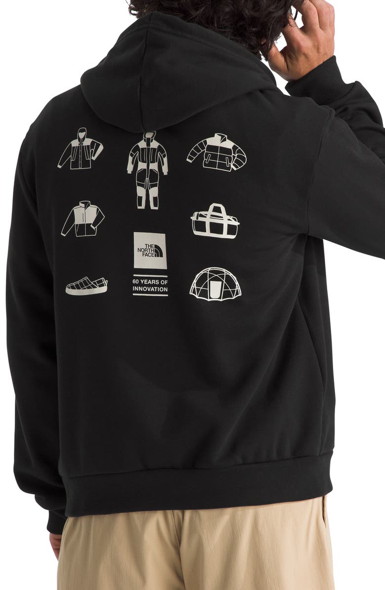 The North Face Mountain Mirage Cotton Blend Hoodie, Alternate, color, Tnf Black