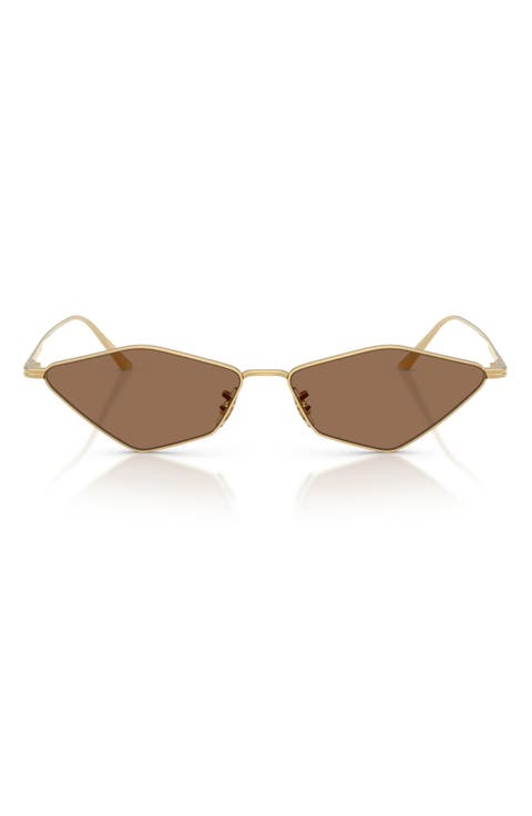 x Khaite 60mm Geometric Sunglasses
