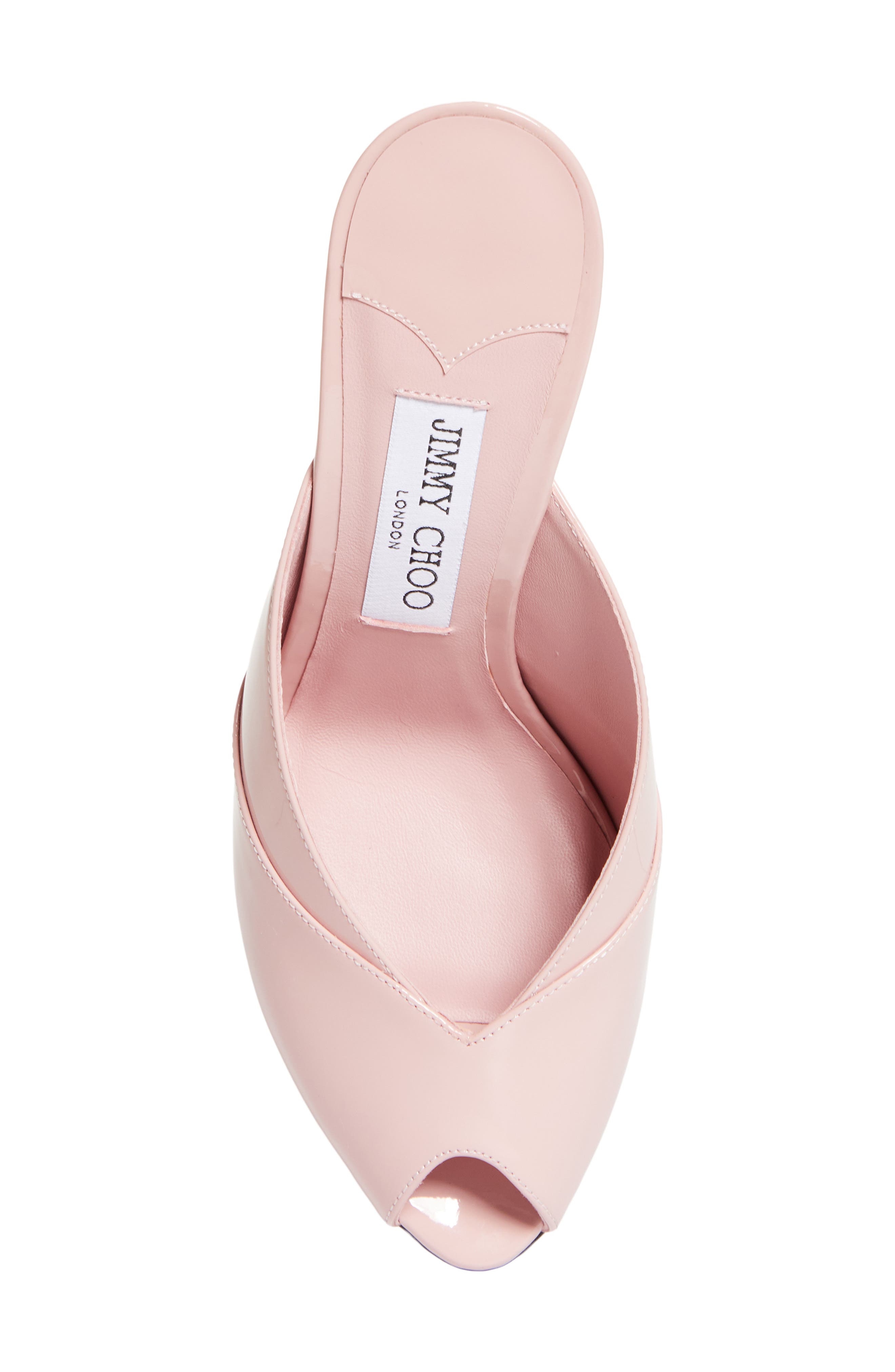Brigitte Peep Toe Mule, Alternate, color, ROSE