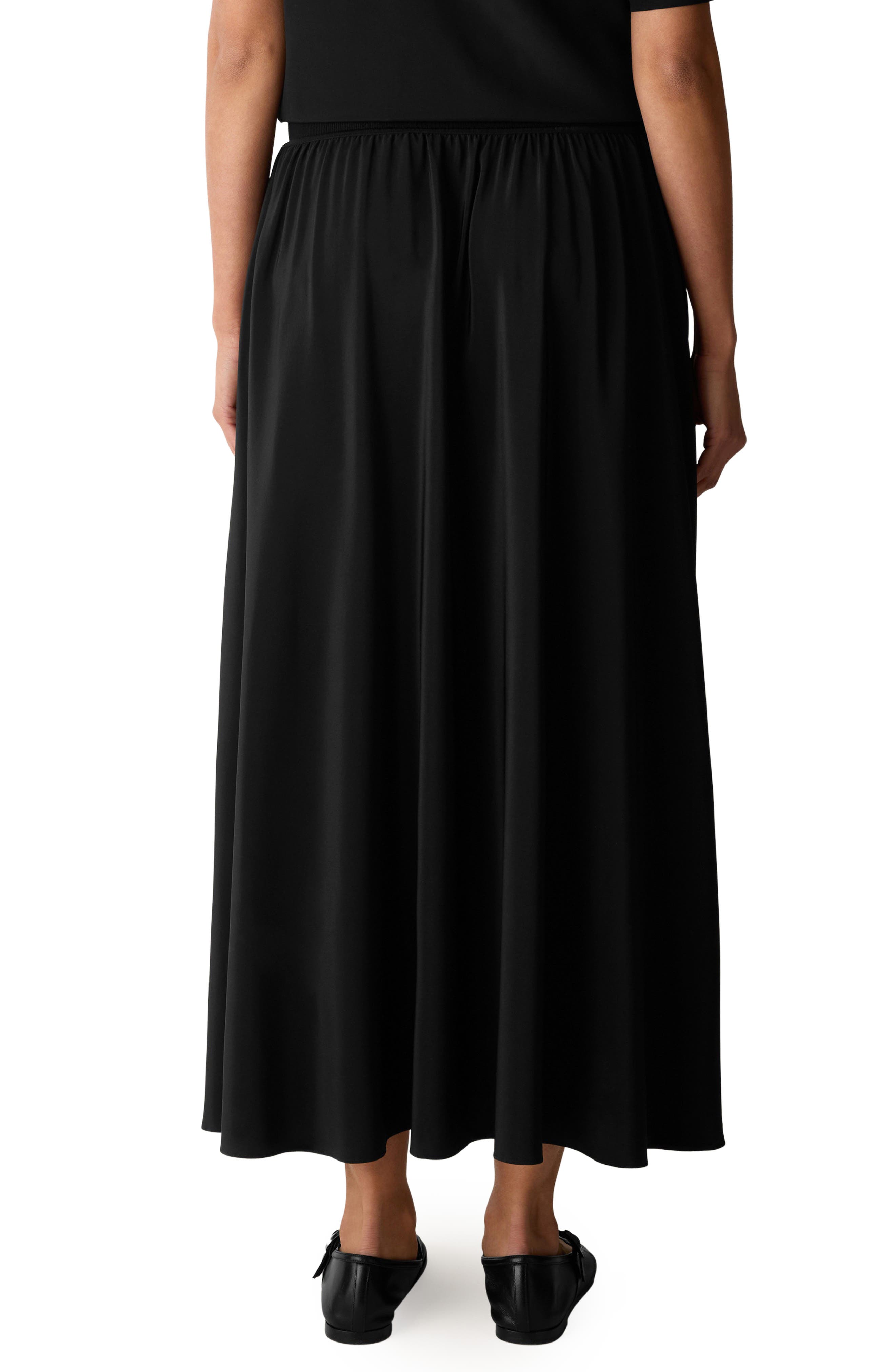 Silk Circle Maxi Skirt - image 2