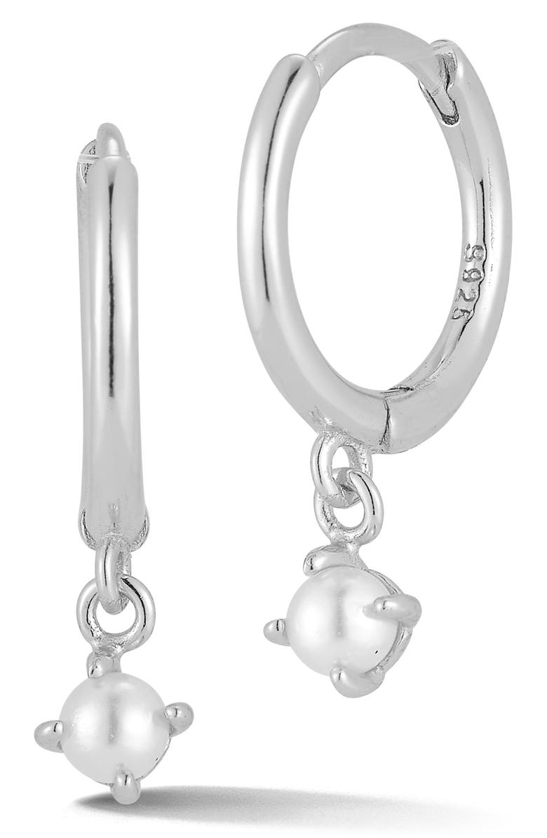 GLAZE JEWELRY Cultured Freshwater Pearl Drop Earrings, Main, color,