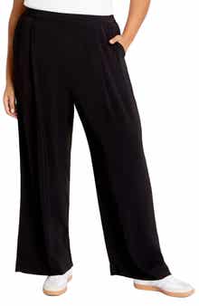 Brigitta Pull-On Wide Leg Pants