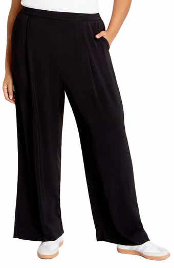 Brigitta Pull-On Wide Leg Pants