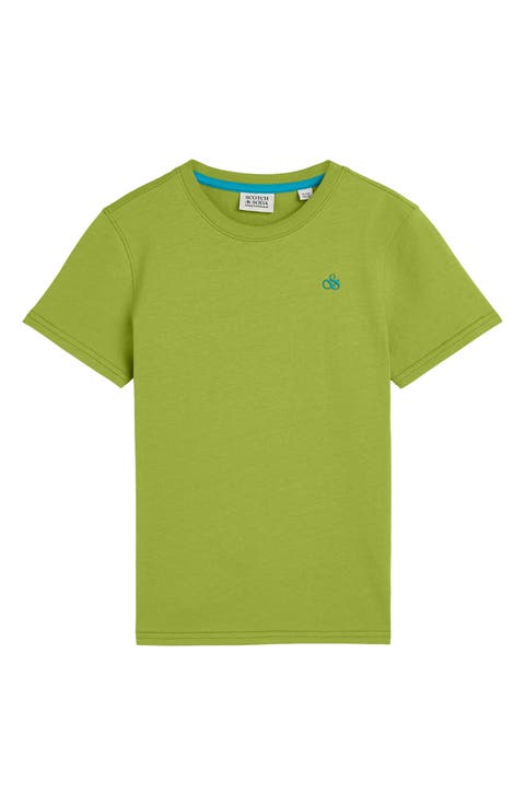 Kids' Logo Embroidered Organic Cotton T-Shirt (Big Kid)