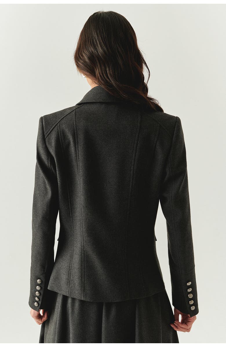 Exquise Aubrie Structured Jacket, Alternate, color, Grey