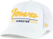 '47 Men's '47 White Iowa Hawkeyes Garner Rope Trucker Adjustable Hat