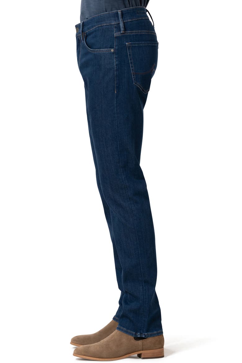 Courage Straight Leg Jeans, Alternate, color, DARK BLUE REFINED